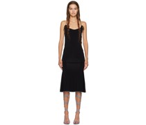 Black Slinky Maxi Dress