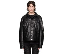 Black Homebody Leather Jacket