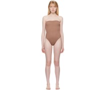 Brown Fane Swimsuit