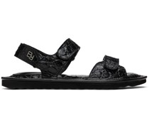 Black Gideon Sandals