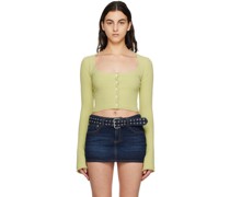Green Sweet Cardigan