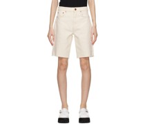 Off-White Bermuda Denim Shorts