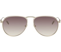 Gold Aviator Sunglasses