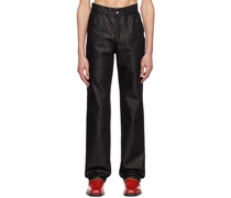 Black Metallic Jeans