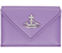Purple Re-Vegan Envelope Billfold Wallet