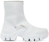 White Future Leather Boccaccio II Lite Ankle Boots