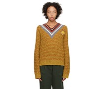 Yellow Bold Fox Head Sweater