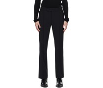 Black Flared Trousers