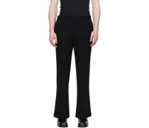 Black Groove Trousers