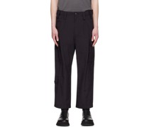 Black Police Combat Uniform Cargo Pants