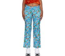 Blue Floral Lounge Pants