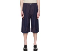 Navy Sun-Bleached Trousers