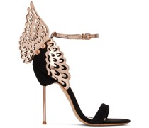 Black Evangeline Heeled Sandals