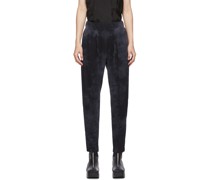 Black Jersey Easy Pants