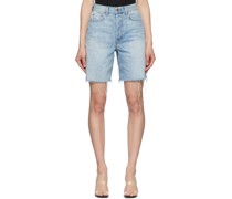 Blue Quinn 90s Boyfriend Denim Shorts