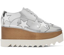 Silver Elyse Stars Mirror Oxfords