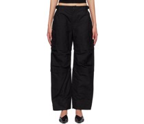 Black Utility Trousers