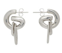 Silver Ellipses Earrings
