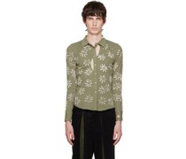 SSENSE Exclusive Green 'Field Of Flowers' Shirt