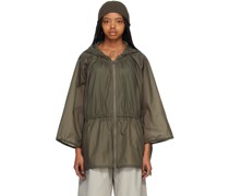 Khaki Hooded Coat