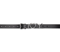 Black Y Heart Belt