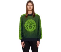 Green & Navy La Greca Medusa Sweater