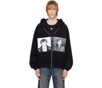 Black Self Portrait Hoodie