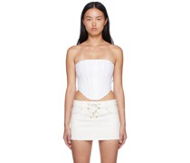 White Nylon Corset