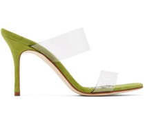 Green Scolto Heeled Sandals
