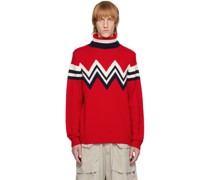 Red Alpine Sweater