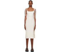 White Besse Midi Dress