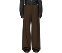 Brown Boxer Trousers