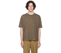 Brown Cotton T-Shirt