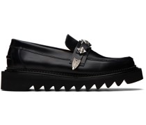 Black Polished Loafers