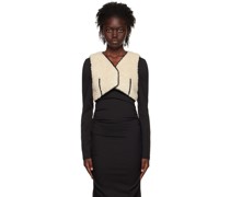 Off-White V-Neck Vest
