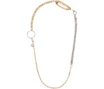 Gold & Silver Mixed Metal Necklace