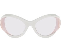White Futuristic Sunglasses