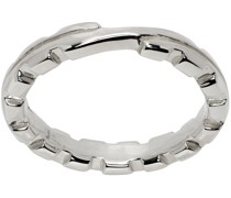 Silver Stacking Groove Ring
