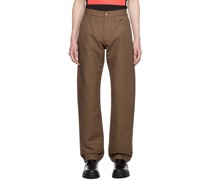 Brown Patch Trousers