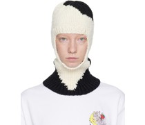 Black & White Rib Balaclava