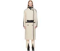 Off-White Contrast Coat