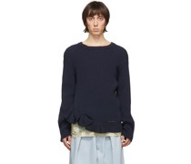 Navy Crewneck Sweater