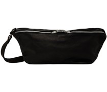 Black Zip Belt Bag