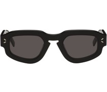 Black Hexagonal Sunglasses