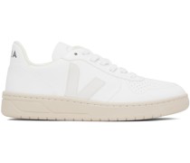 White V-10 Sneakers
