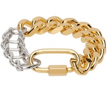 Gold & Silver Vintage Bold Bracelet
