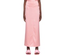 Pink Staple Midi Skirt