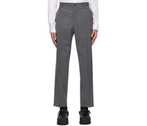 Grey Single Suit Trousers