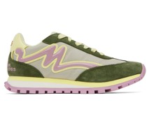 Green & Pink 'The Jogger' Sneakers