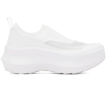 White Salomon Edition Slip-On Platform Sneakers